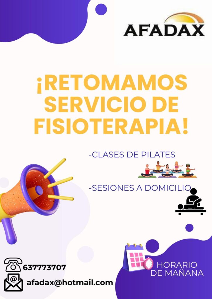Retomamos servicio de Fisioterapia